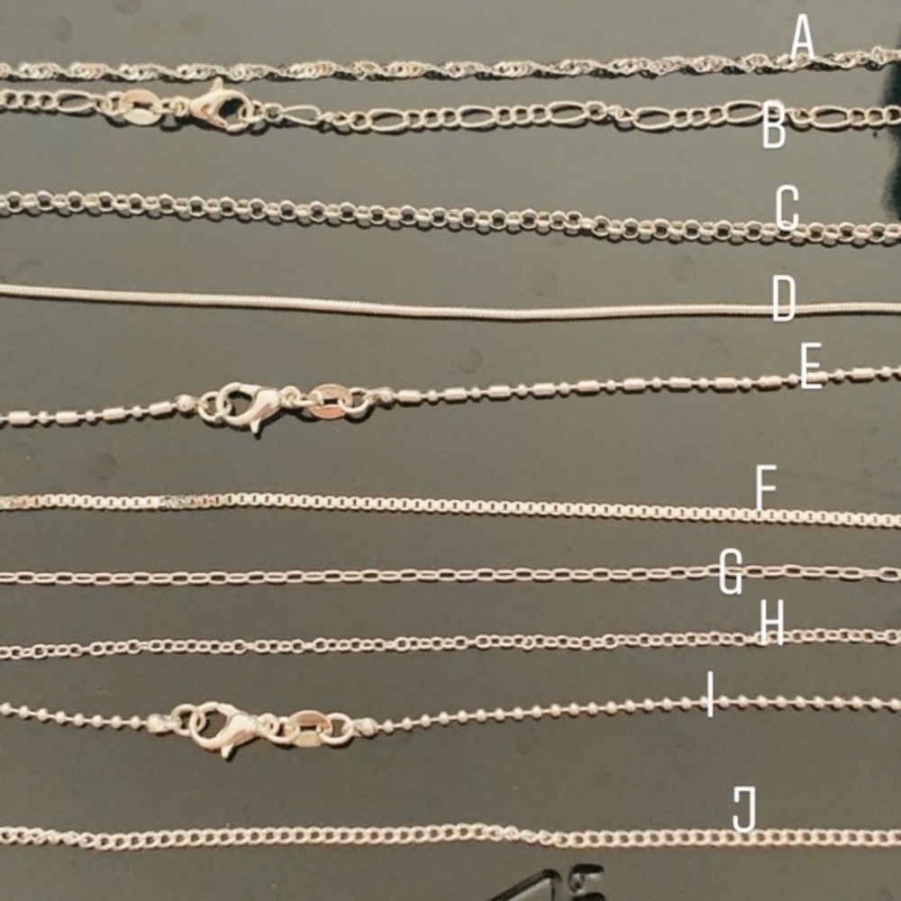 Chain 925 Sterling Silver Snake 10+ Styles Chain Necklaces